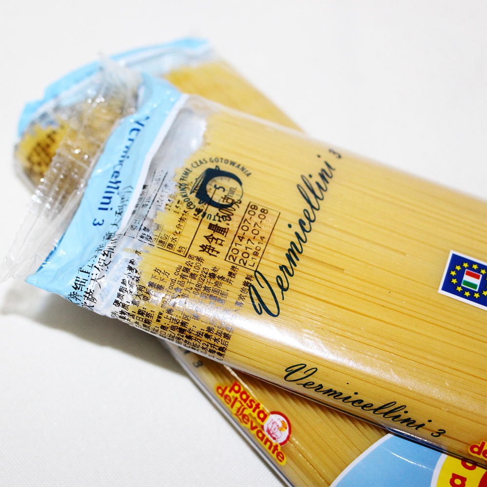 欧萨天使细面1# 500g 意粉意面特细 直条形意大利面