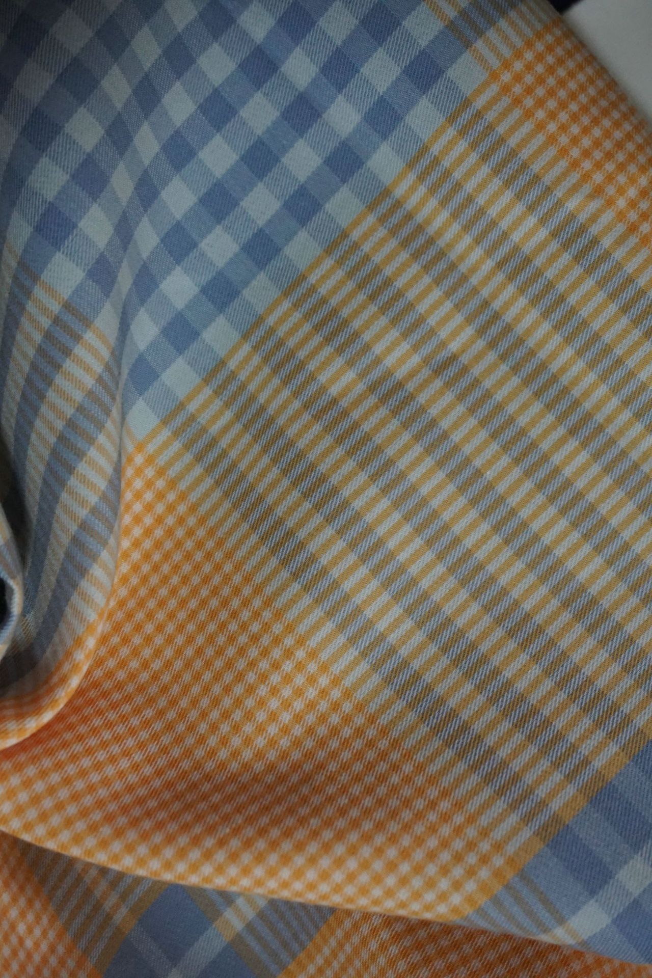 纯棉色织格子布 现货供应纯棉苏格兰衬衫面料 常规b家格子布