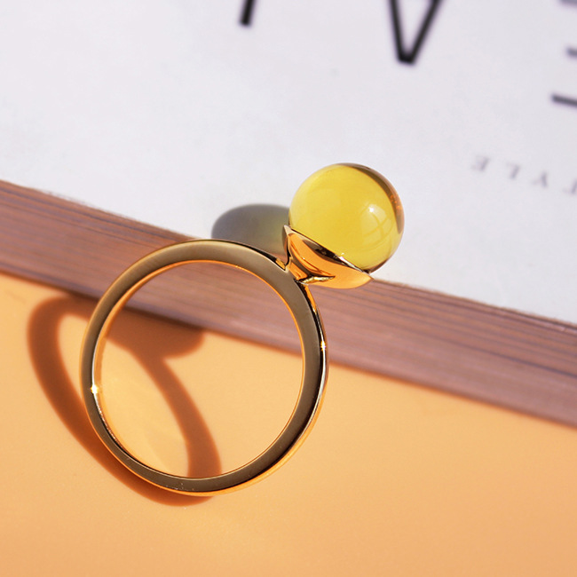 批发925银彩色糖果棒棒糖戒指 时尚甜美chic闺蜜戒指指环女