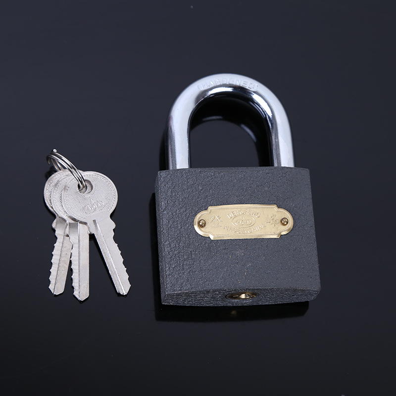 登峰挂锁锁具橱柜仓库锁头房门铁挂锁短钩长梁锁吊扣 互开361-367