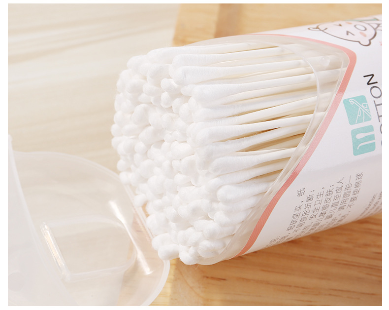 拉美拉 150支细根纸轴婴儿棉棒清洁护理双头婴童棉签厂家直销a663