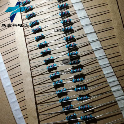 10k 1/4w 金属膜电阻 1% 精度五色环 电阻器 直插电阻 排带