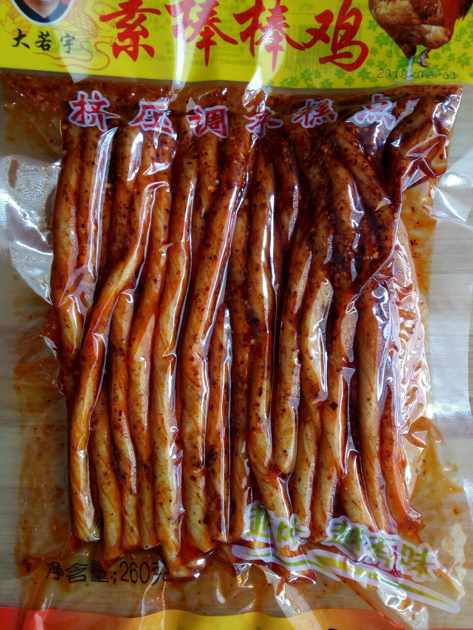 212g大若宇 素棒棒鸡 麻辣素食 休闲零食 批发