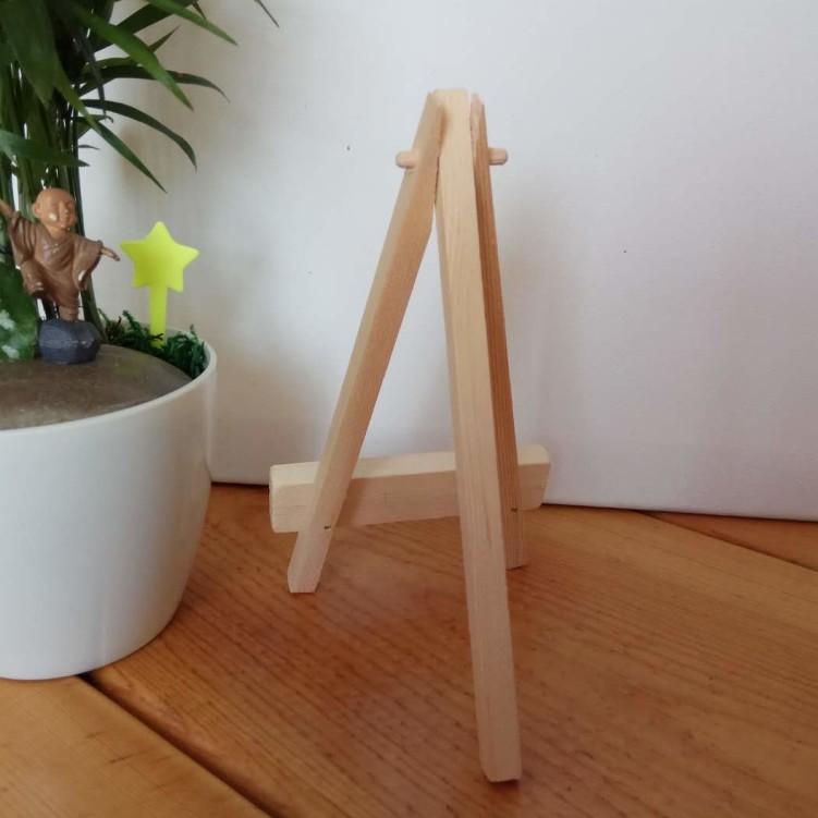 实木小画架 迷你 木质三角支架 手绘diy画框支架婚庆架厂家定制
