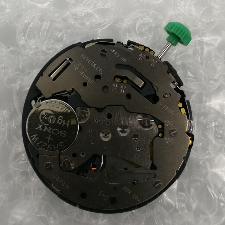 手表原装机芯 全新美优达 os11机芯五针 石英机芯 配备电池和把杆