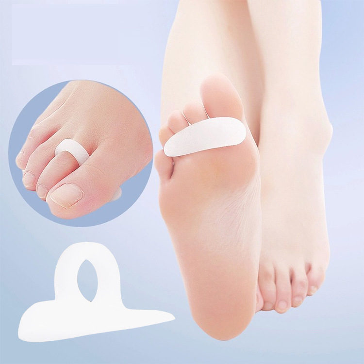拇外翻矫正器 分离五趾分开重叠脚趾 夹脚护趾器 单孔厂家直销