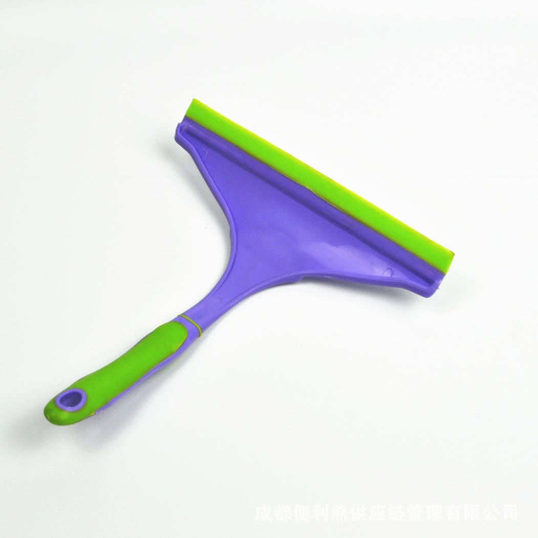 手拿玻璃刮擦窗器刮玻璃的刮子擦玻璃刮水家用刮刀窗户清洁工具刷