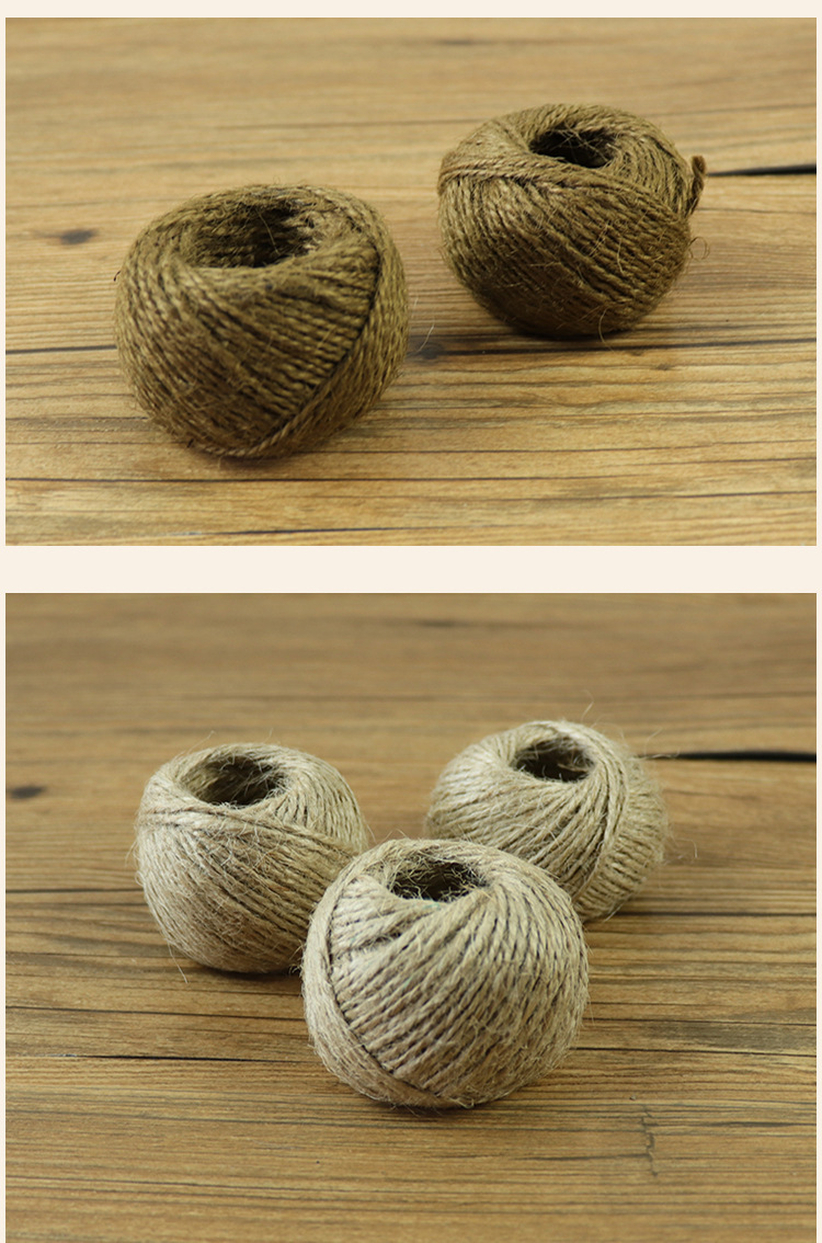 批发装饰礼盒编织绳手工diy手工红糖吊牌复古麻绳纸盒包装礼物盒