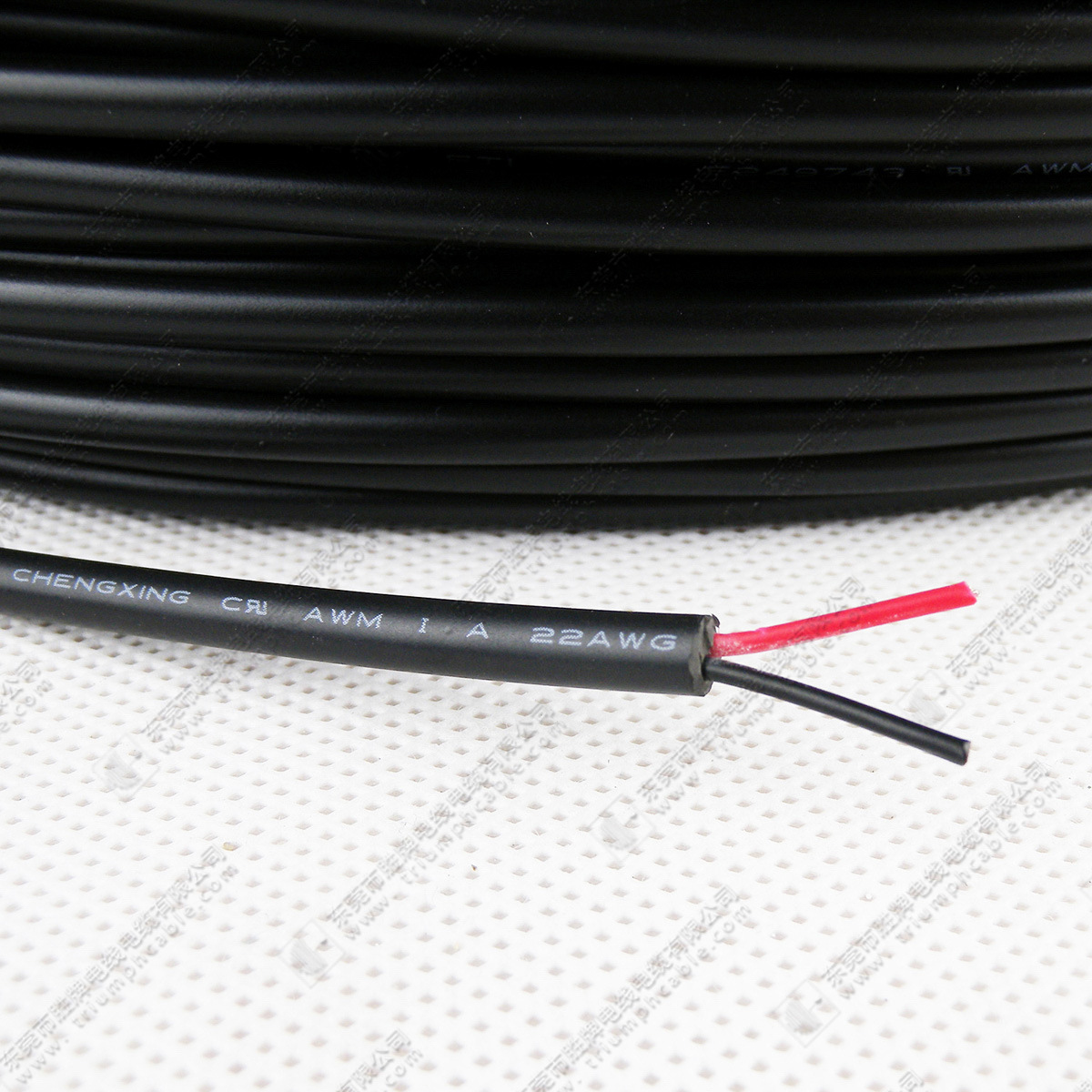 东莞厂家ul2464-24awg/2芯护套线电子线 过粉线 pvc多芯电源线