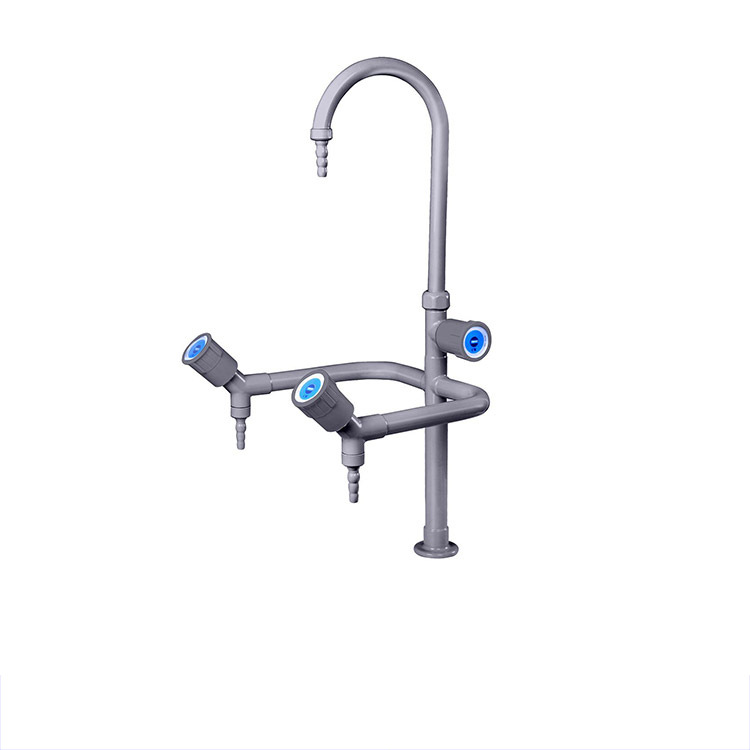 三口水龙头 全铜三联三口化验室水龙头 实验室水龙头