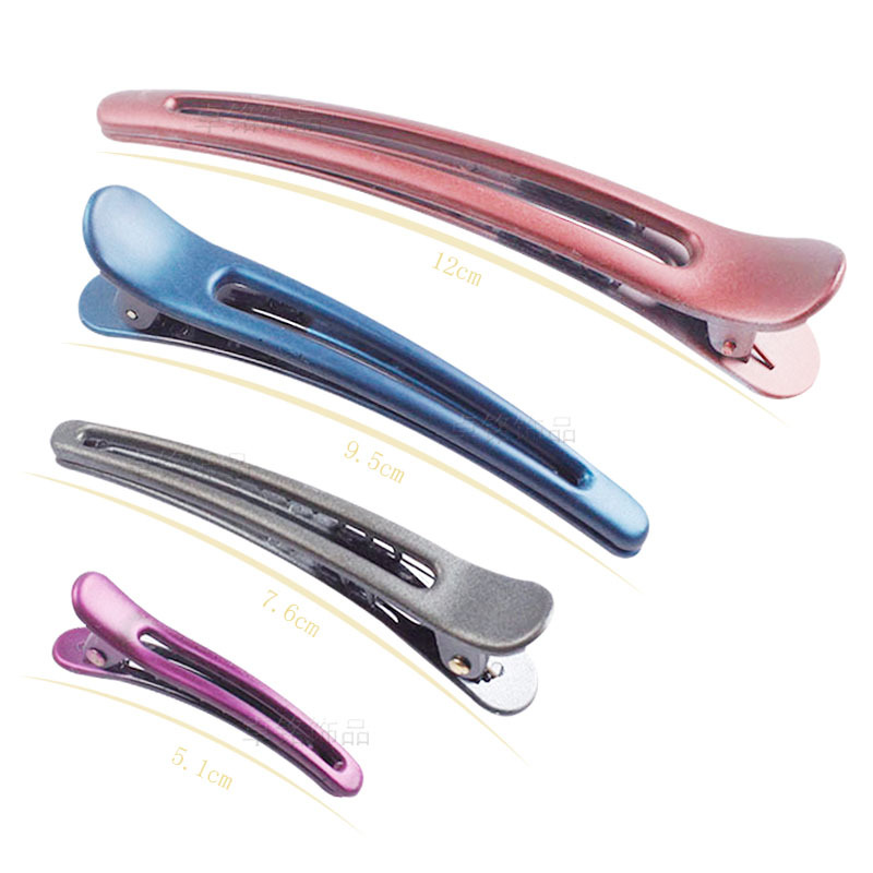 Frosted Crocodile Clip 2 Yuan Store Supply Fine Packaging Yiwu Korean Hair Accessories Candy Color Duckbill Clip Hair Clip Hairpin