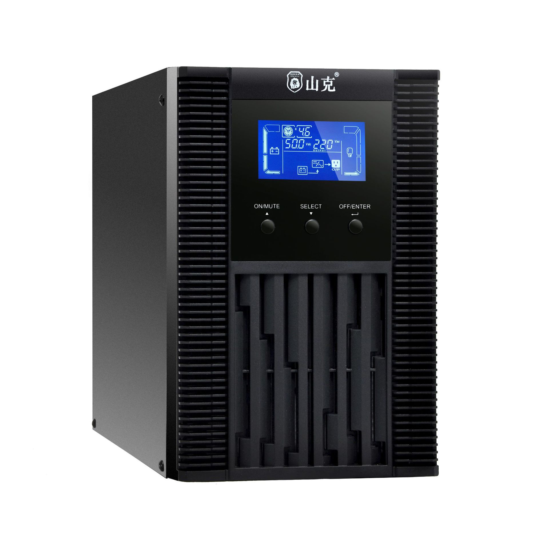 山克sc3ks在线式ups不间断电源3000va2400w长延时ups外接电池96v