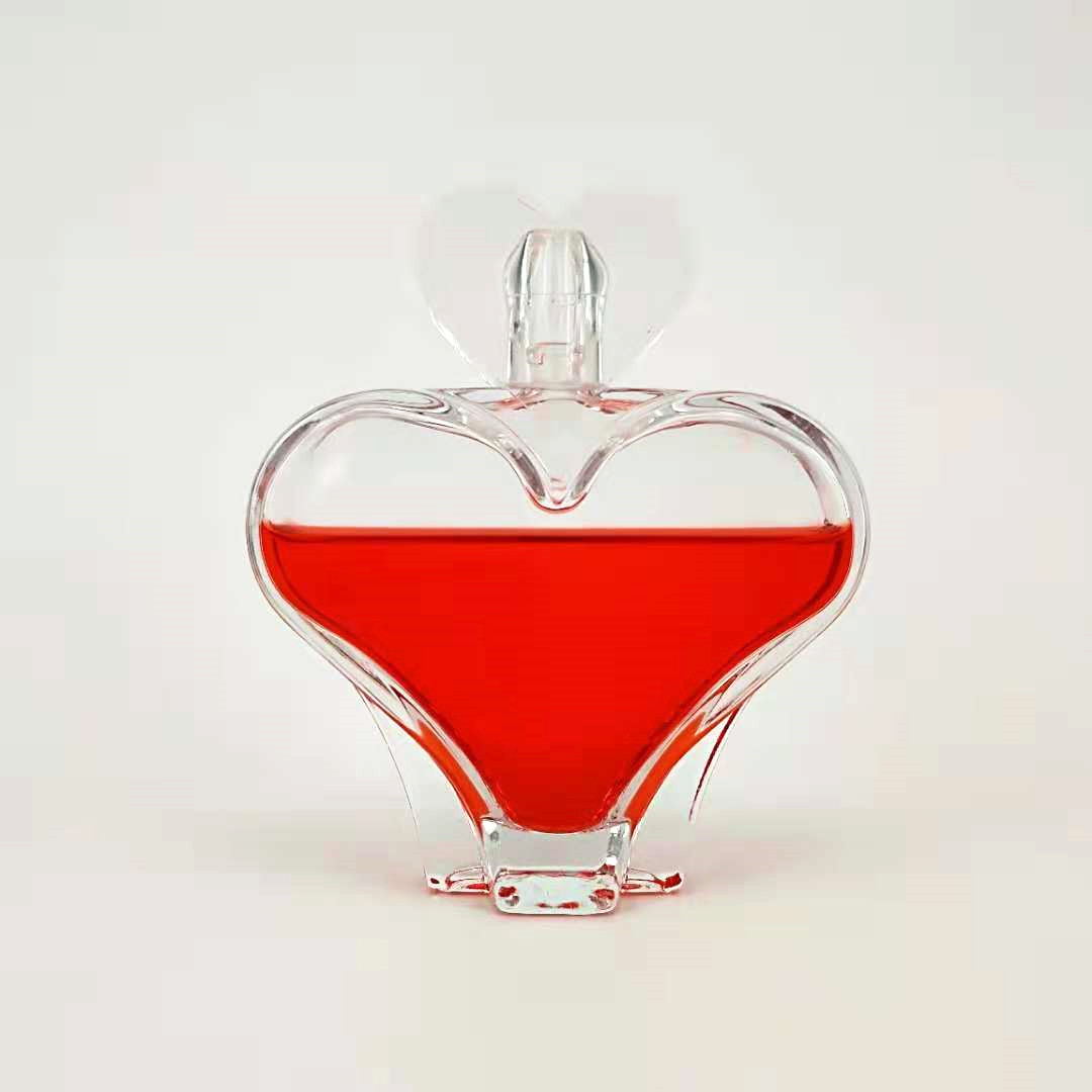 100ml整套心形香水瓶晶白料工厂供货玻璃瓶-阿里巴巴