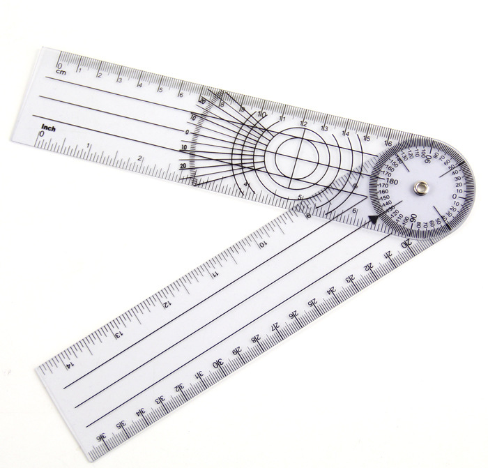 骨科尺 关节角度测量尺 测量工具尺 量角器 骨头尺-阿里巴巴