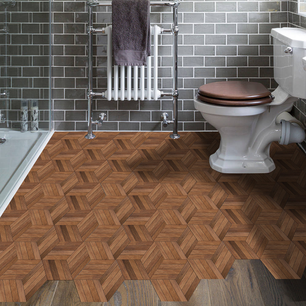 pvc地板贴自粘地板胶耐磨防滑防潮实木家居风格厂家直销db076