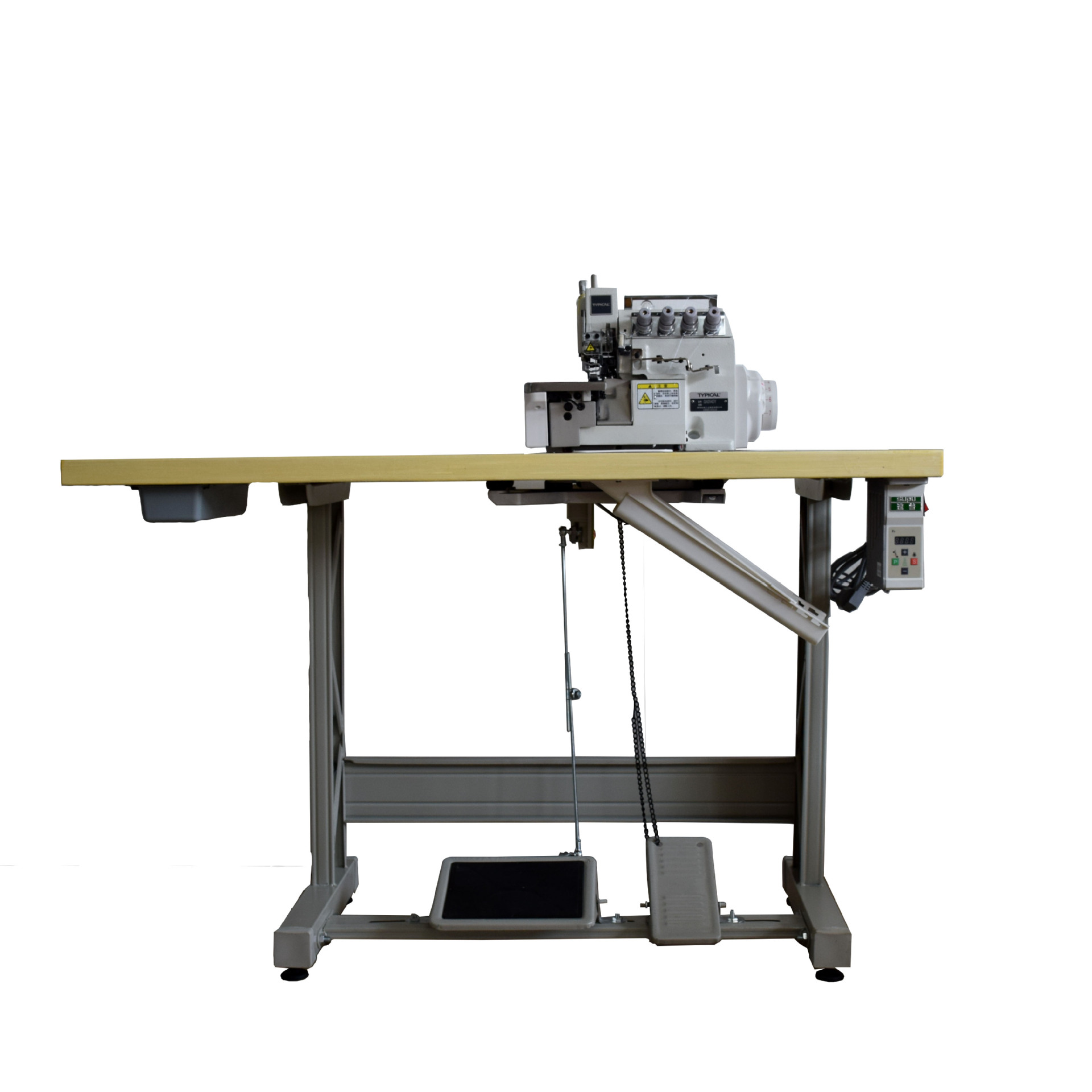 标准牌354dy四线锁边机 直驱厚料专用包缝机 吃厚布袋锁边机