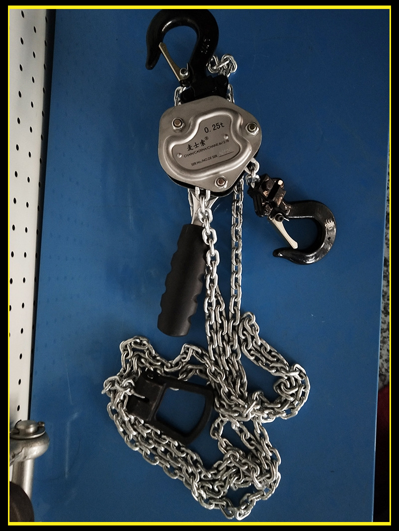 微型手扳葫芦0.25吨拉紧器电缆紧线器铝合金链条式收紧器迷你