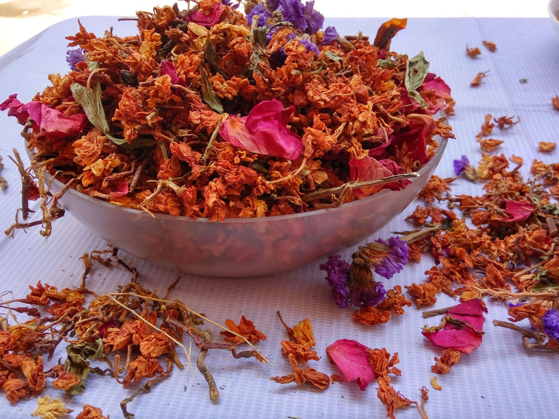 31-3江湖地摊百花草益寿茶批发雪山黄龙毛六味茶山密草罗汉果花