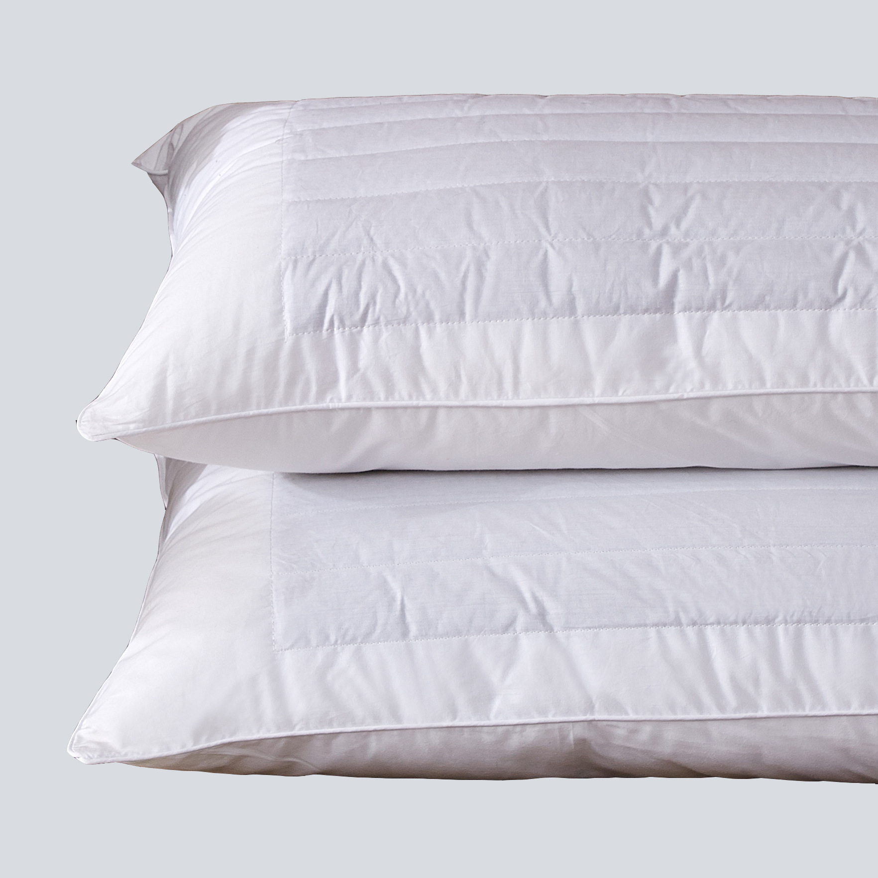 酒店纯棉两用荞麦羽丝绒枕芯 宾馆酒店颈椎枕头 单人养生保健枕