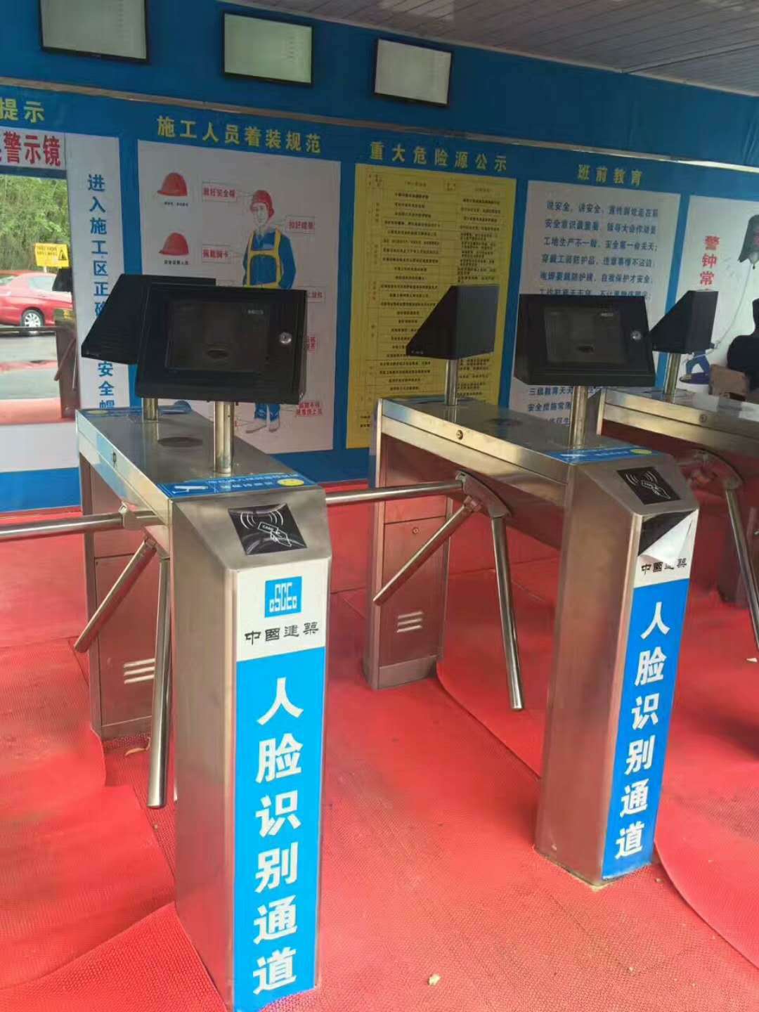 开门红人行通道门禁闸机小区门禁系统人脸识别门禁考勤机人脸