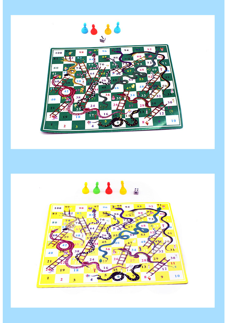 儿童玩具桌面跳棋蛇梯棋蛇形棋儿童益智游戏棋学校周边小学生玩具