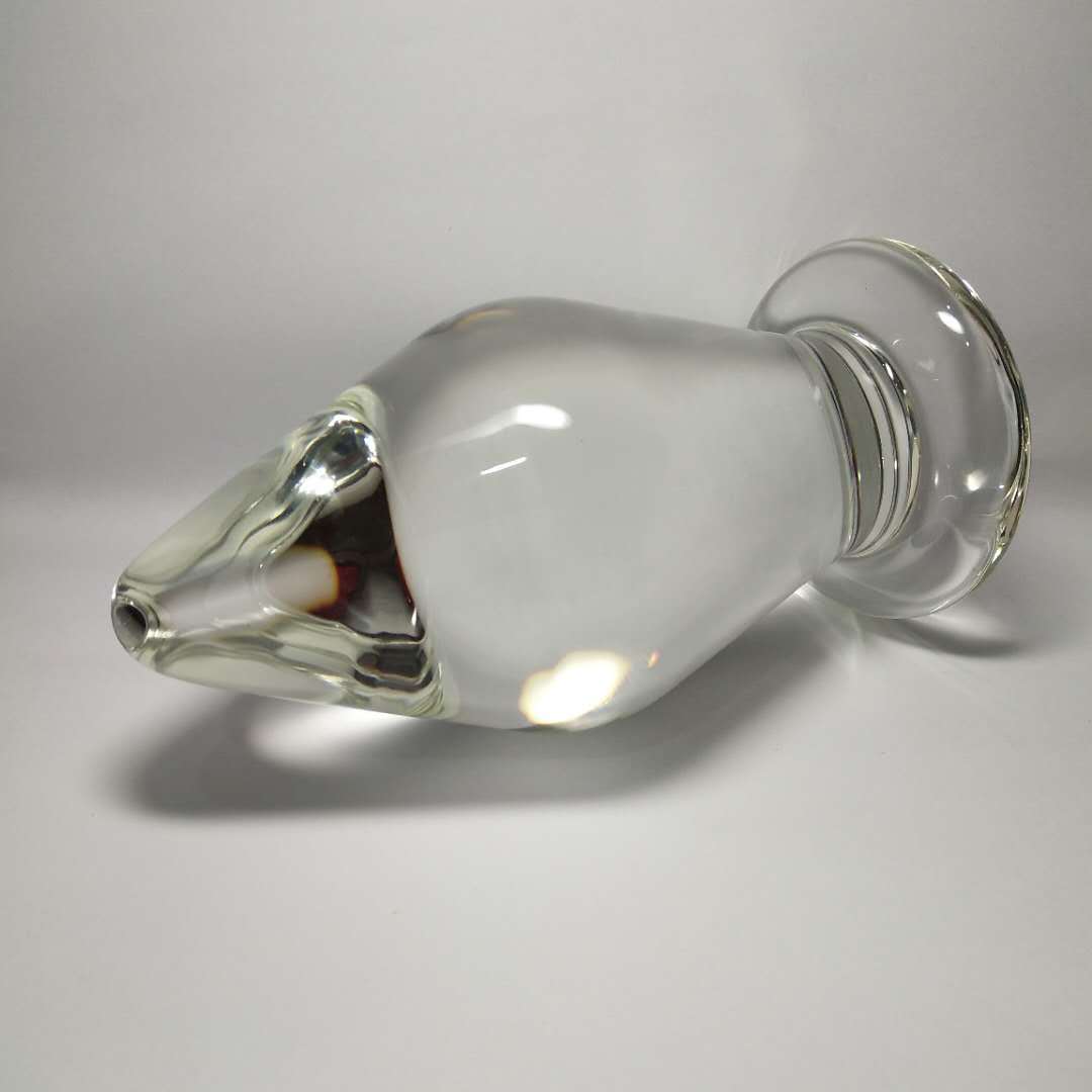 新款大肛塞厂家特价促销光滑水晶玻璃肛塞后庭肛塞成人用品同志