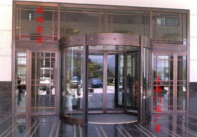 苏州厂家直销两翼自动旋转门 酒店自动门旋转门定金