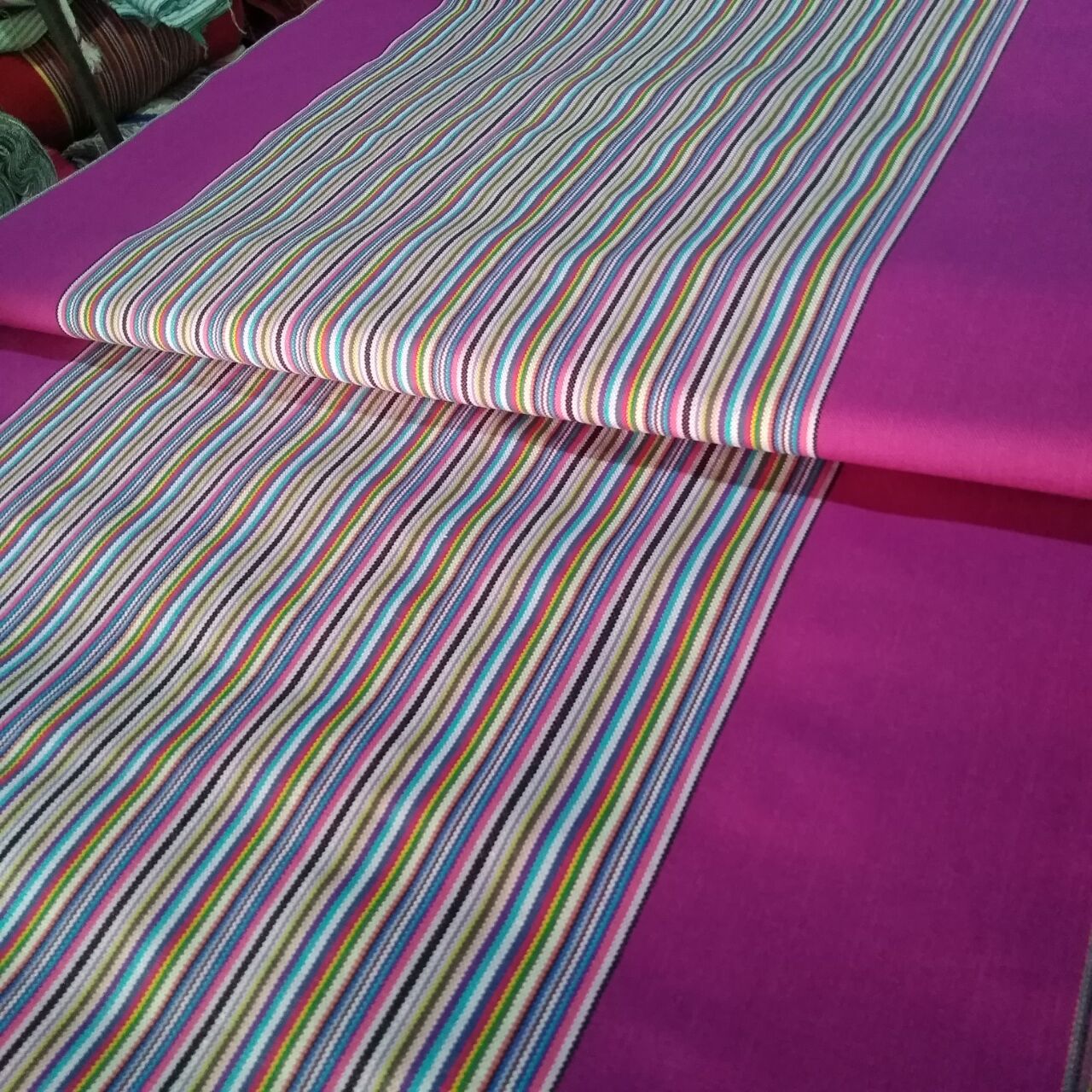 大量批发幅宽50厘米经典布料纯棉老粗布面料精梳棉布料六色入