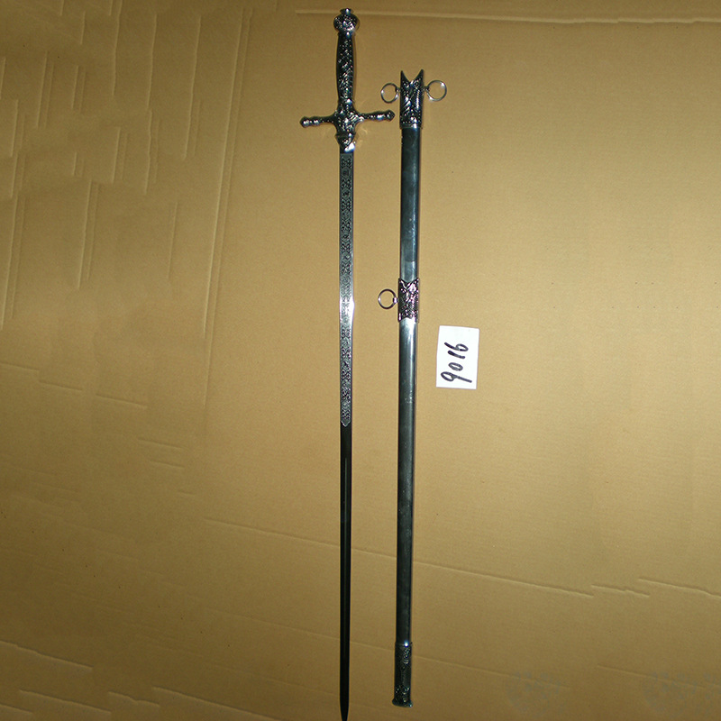 龙泉刀剑仪军官指挥剑仗剑西洋剑礼仪表演佩剑cosplay道具未开刃