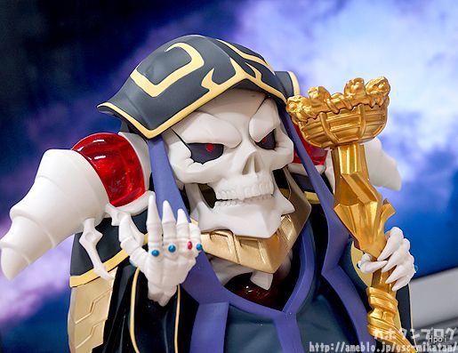 q版粘土人#631不死者之王 飞鼠/骨傲天莫莫/安兹手办模型摆件