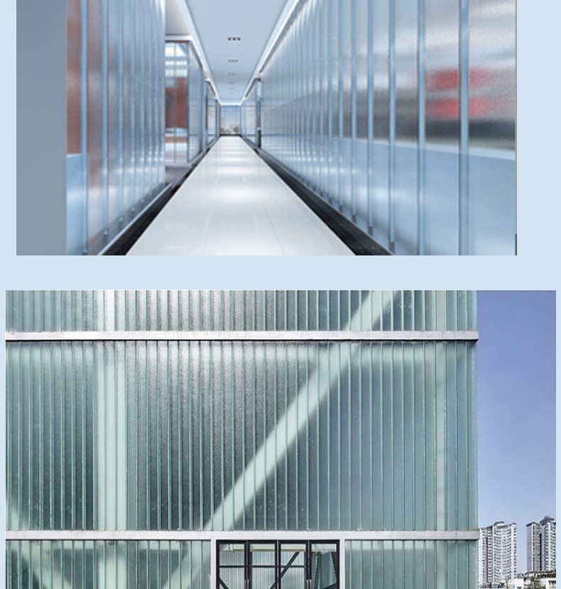 厂家直销 u型玻璃 槽型玻璃可钢化建筑外墙玻璃定尺定做可钢化