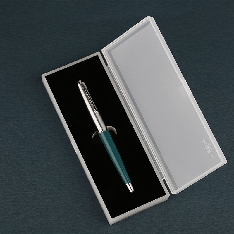 末匠80钢笔半明尖经典复古老款礼盒装商务成人学生练字钢笔