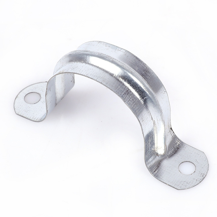 厂家直销骑马卡 马鞍卡 u型管欧姆管卡 线卡金属镀锌铁皮卡箍