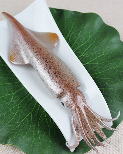 高仿真水产海鲜 假鱿鱼 仿真鱿鱼 模型 食物模型 模具拍摄道具