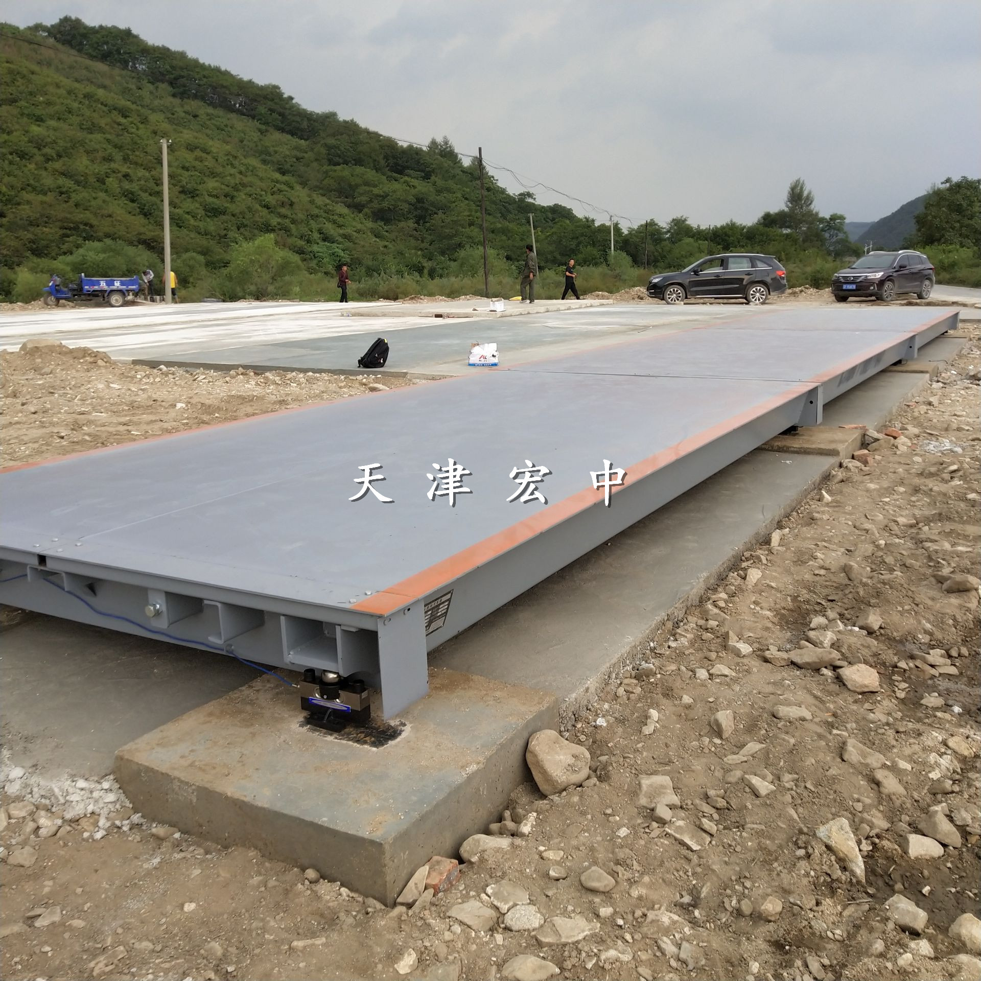 武清区120吨电子地磅3*16米电子磅 数字式电子汽车衡分度值20kg