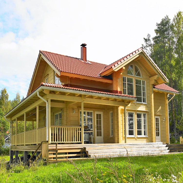 洛阳防腐木木屋别墅定制户外防腐木木屋户外移动实木木房子