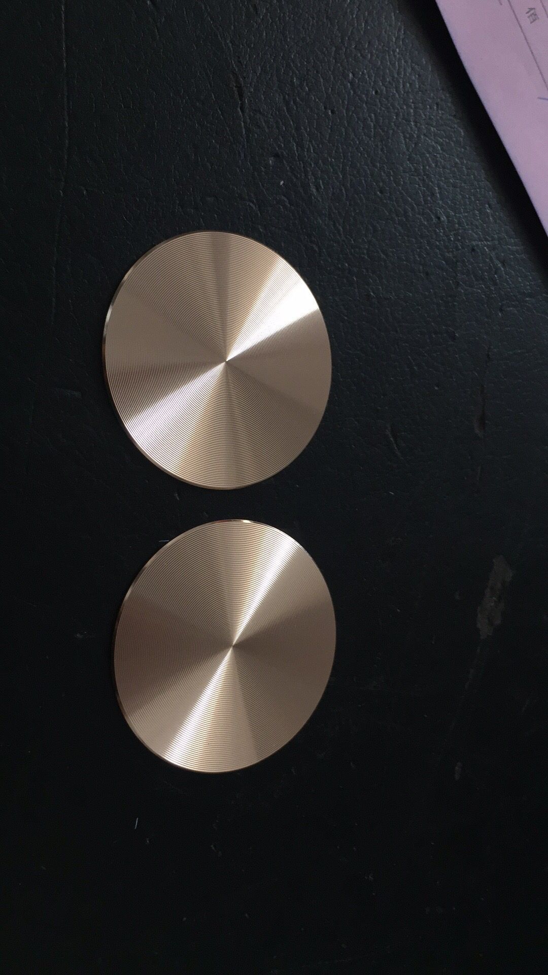 供应cd纹 金属材质着色cd纹加工 耳机cd纹 高光加工 耳机片