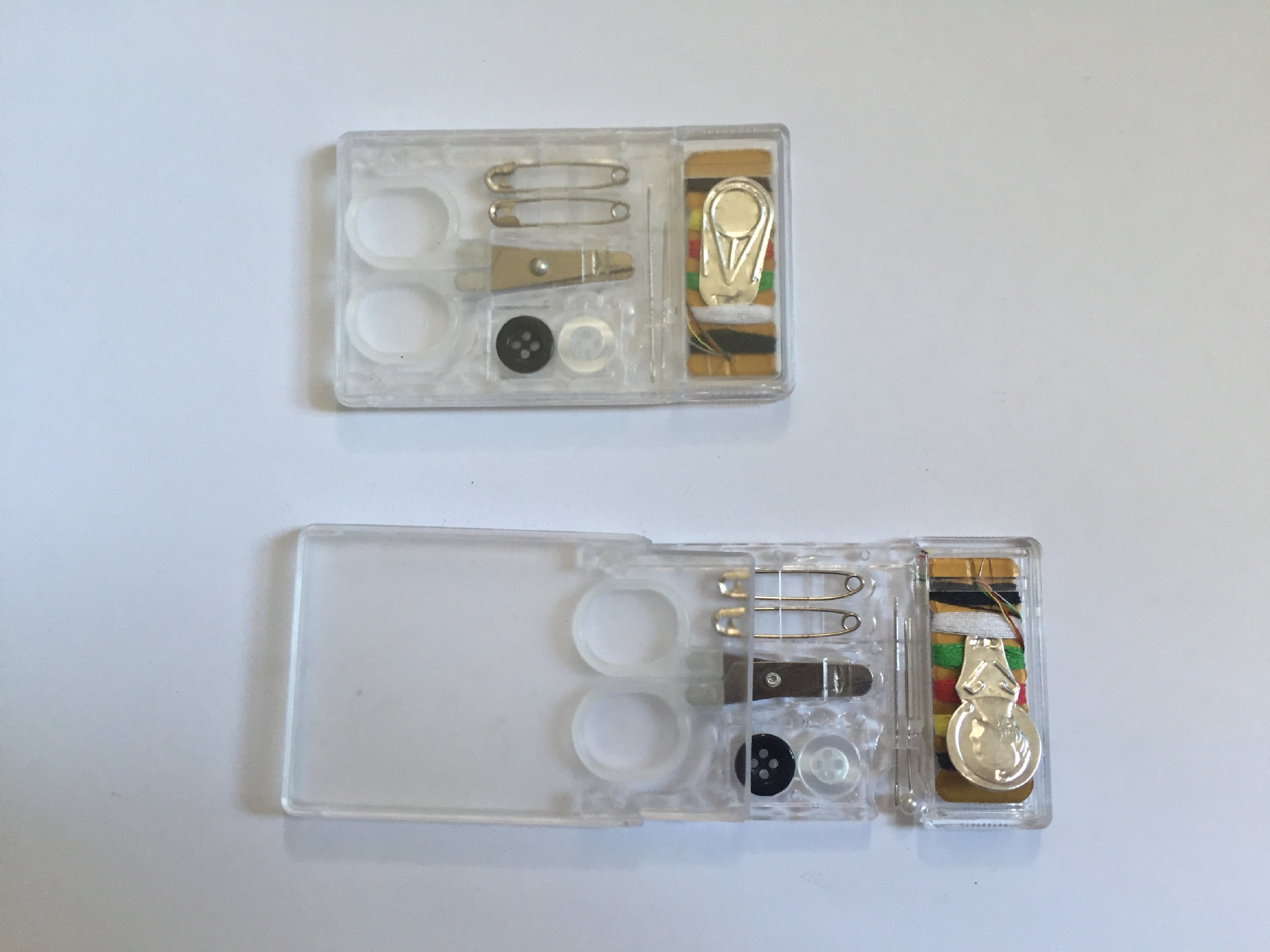 伸缩式针线盒剪刀抽屉式别针引线器线多功能针线盒组合针线套装