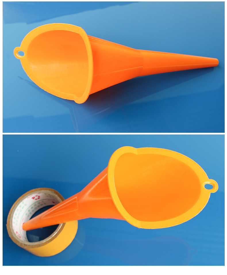 厂家现货多功能长嘴漏斗 汽车摩托车汽油柴油漏斗 通用型塑料漏斗