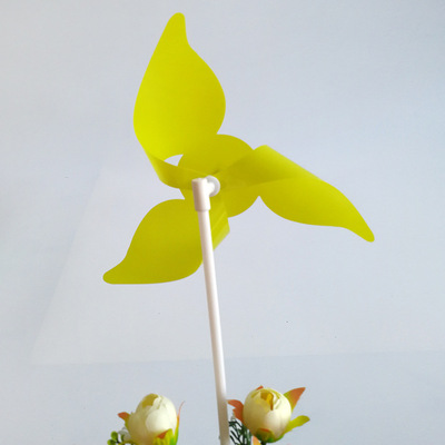 纯色三叶小风车 广告风车公司礼品可定制来图定制印logo