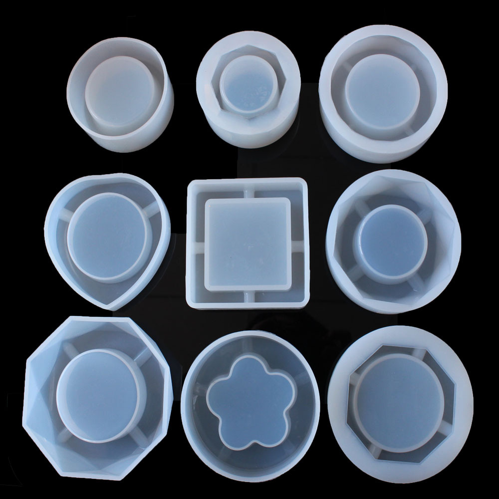 厂家直销镜面烟灰缸硅胶模具 水晶滴胶uv树脂胶手工光面免打磨