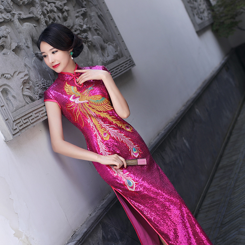 亮片礼服短旗袍-亮片礼服短旗袍厂家,品牌,图片,热帖-阿里巴巴