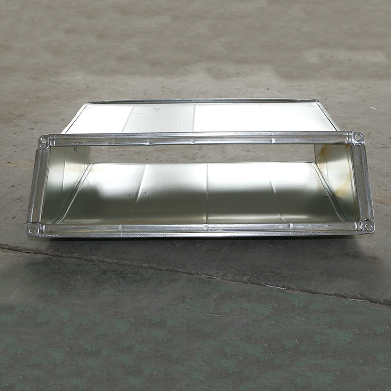 镀锌板s弯白铁皮共板法兰风管镀锌板排风风管s弯排油烟空调风