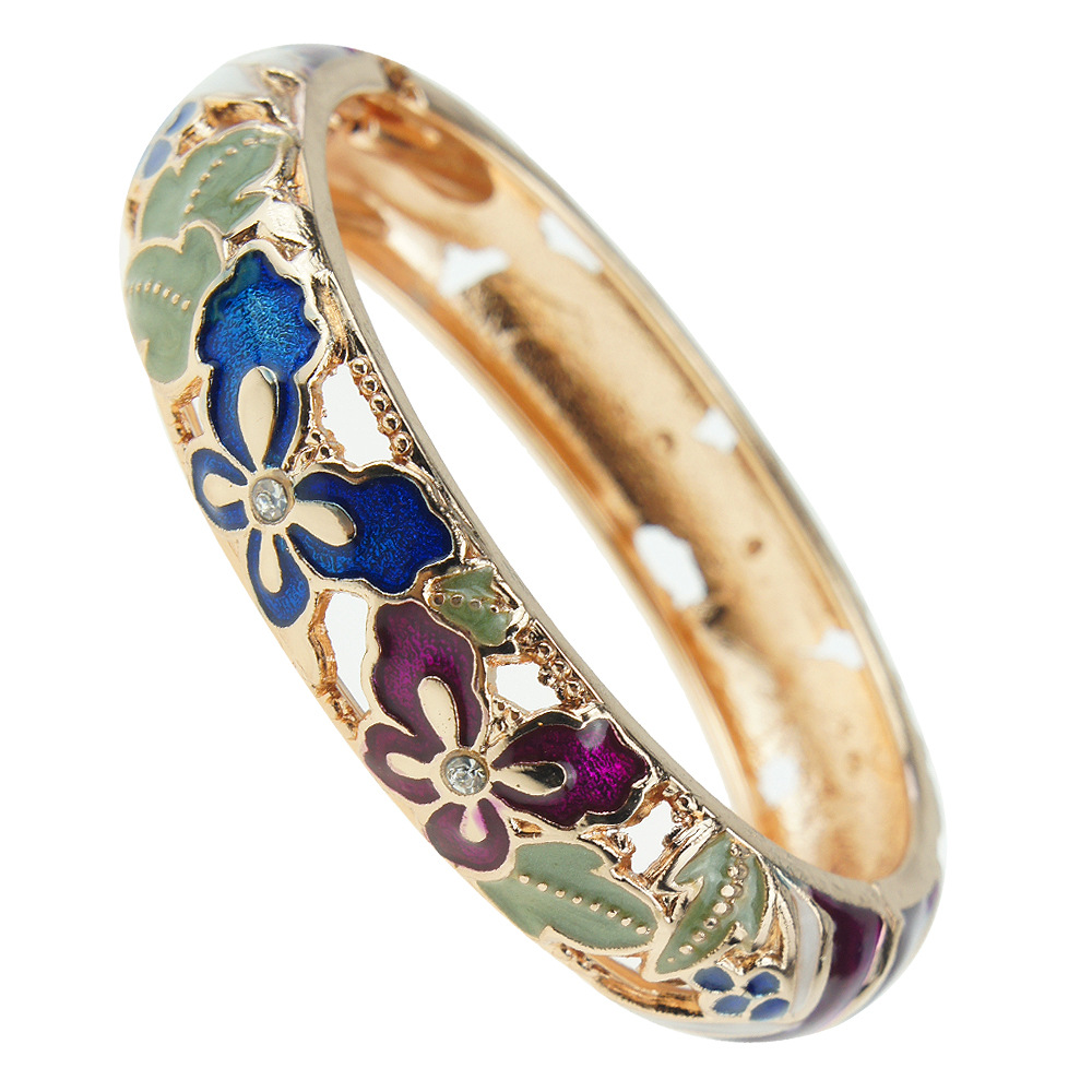 戴丽中国风手镯凤凰飞滴油景泰蓝手饰旅游景区纪念品首饰m031