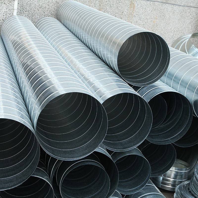 螺旋管 白铁皮通风管道 除尘管 螺旋管风管 排烟排风管Φ400