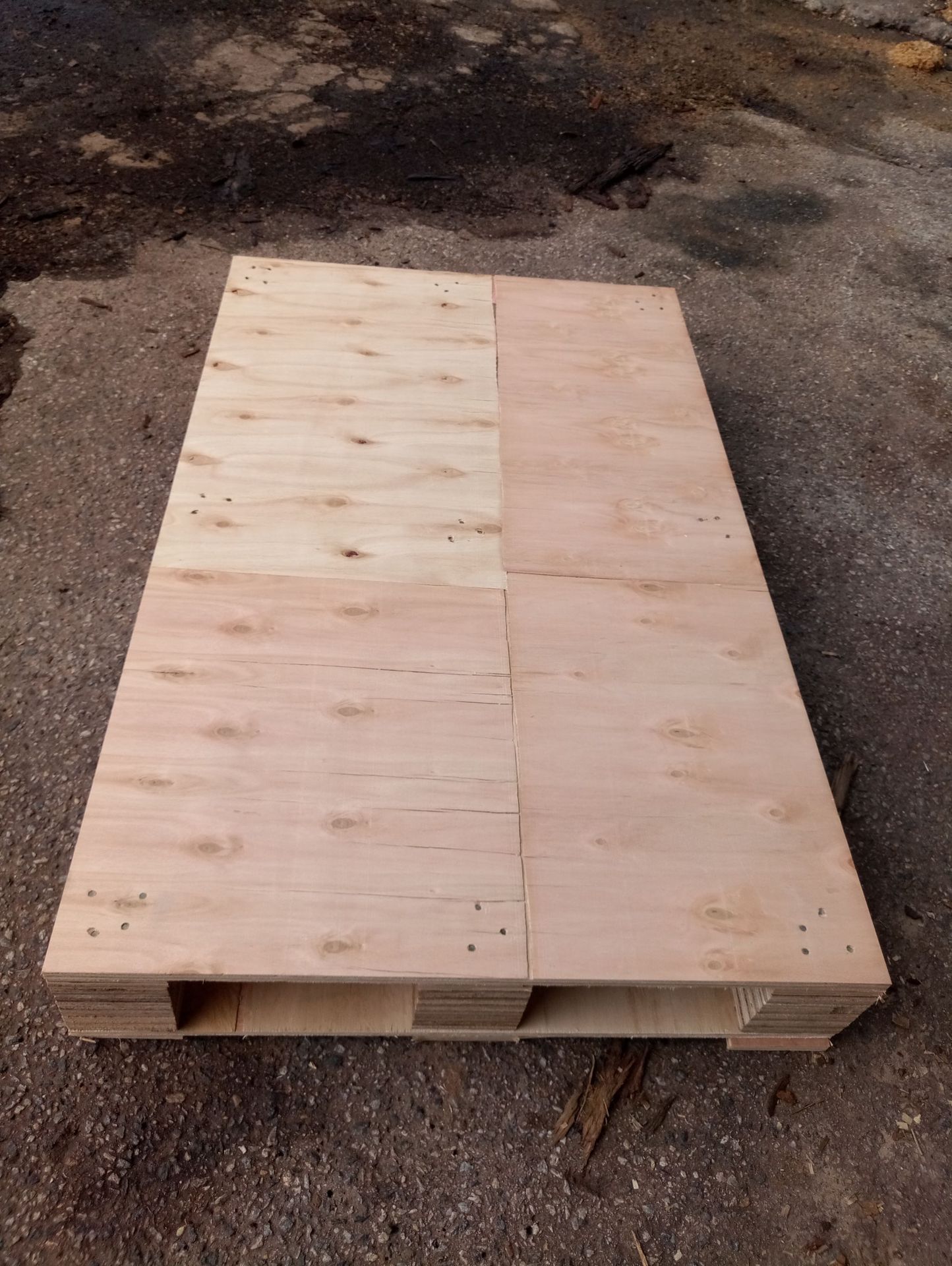 东莞厂家直销胶合夹板卡板 四面进叉 胶合板托盘 木托盘