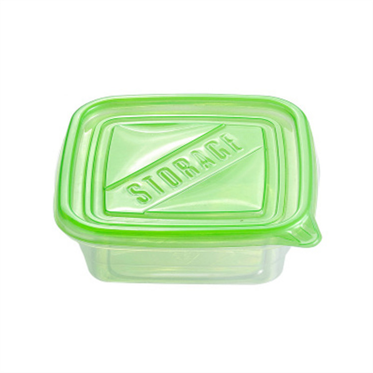 正方形1200ml一次性餐盒水果捞千层蛋糕保鲜塑料pp5包装透明盒子