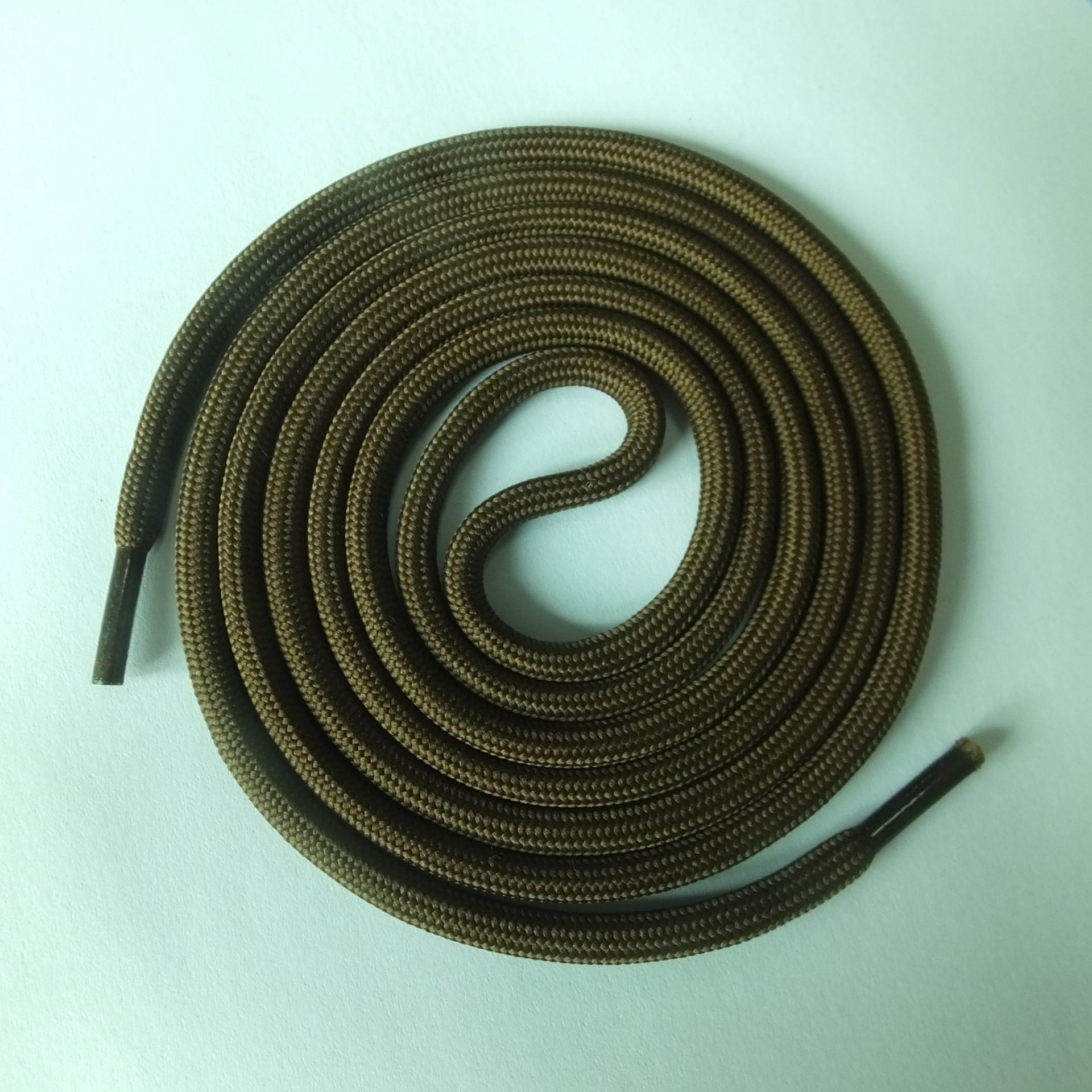 订制实心扁圆帽绳 红白黑蓝绿卫衣校服胶头铁头彩色包心实心帽绳