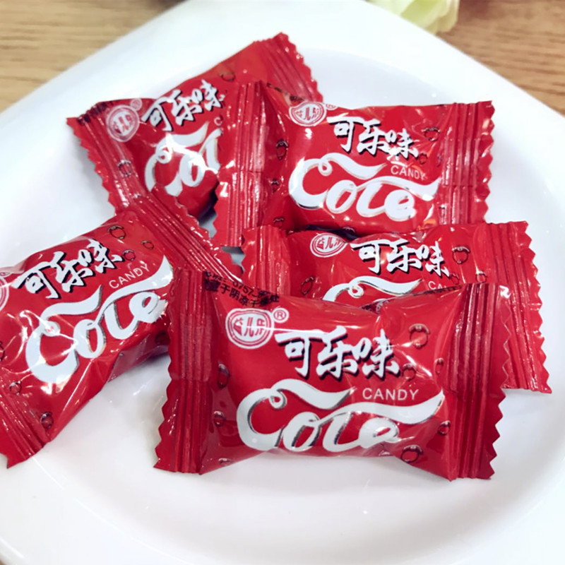 多省包邮 糖果益儿乐可乐味硬糖果5斤/袋约390颗水果硬糖婚庆喜糖