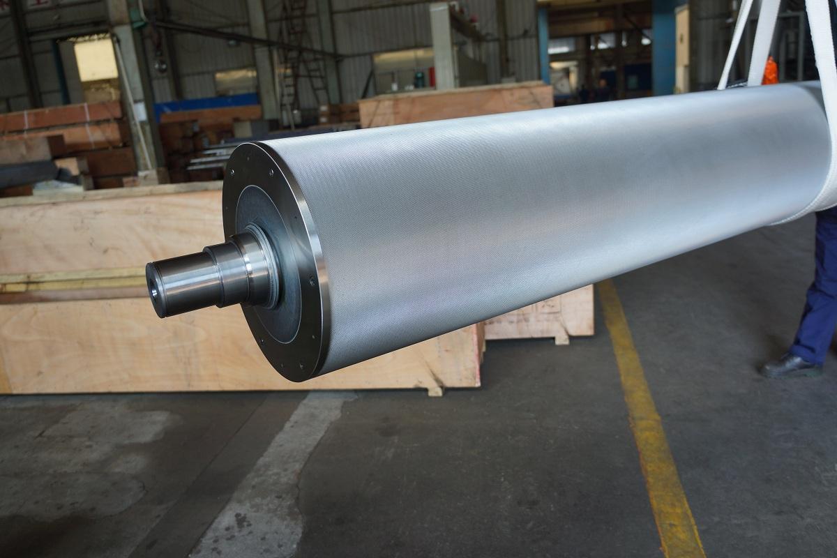 陶瓷网纹辊等离子喷涂 印刷机网纹辊件 涂布辊 钢辊表面耐磨处理